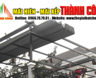Mái che sân thượng bền đẹp, di động