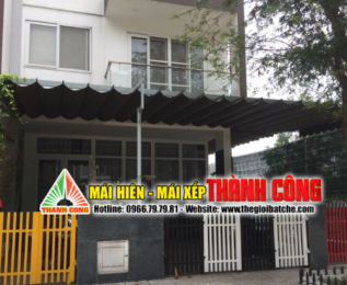 Mái che bạt xếp di động siêu bền, đẹp giá rẻ