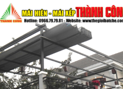 Mái che sân thượng bền đẹp, di động