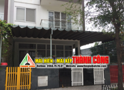 Mái che bạt xếp di động siêu bền, đẹp giá rẻ
