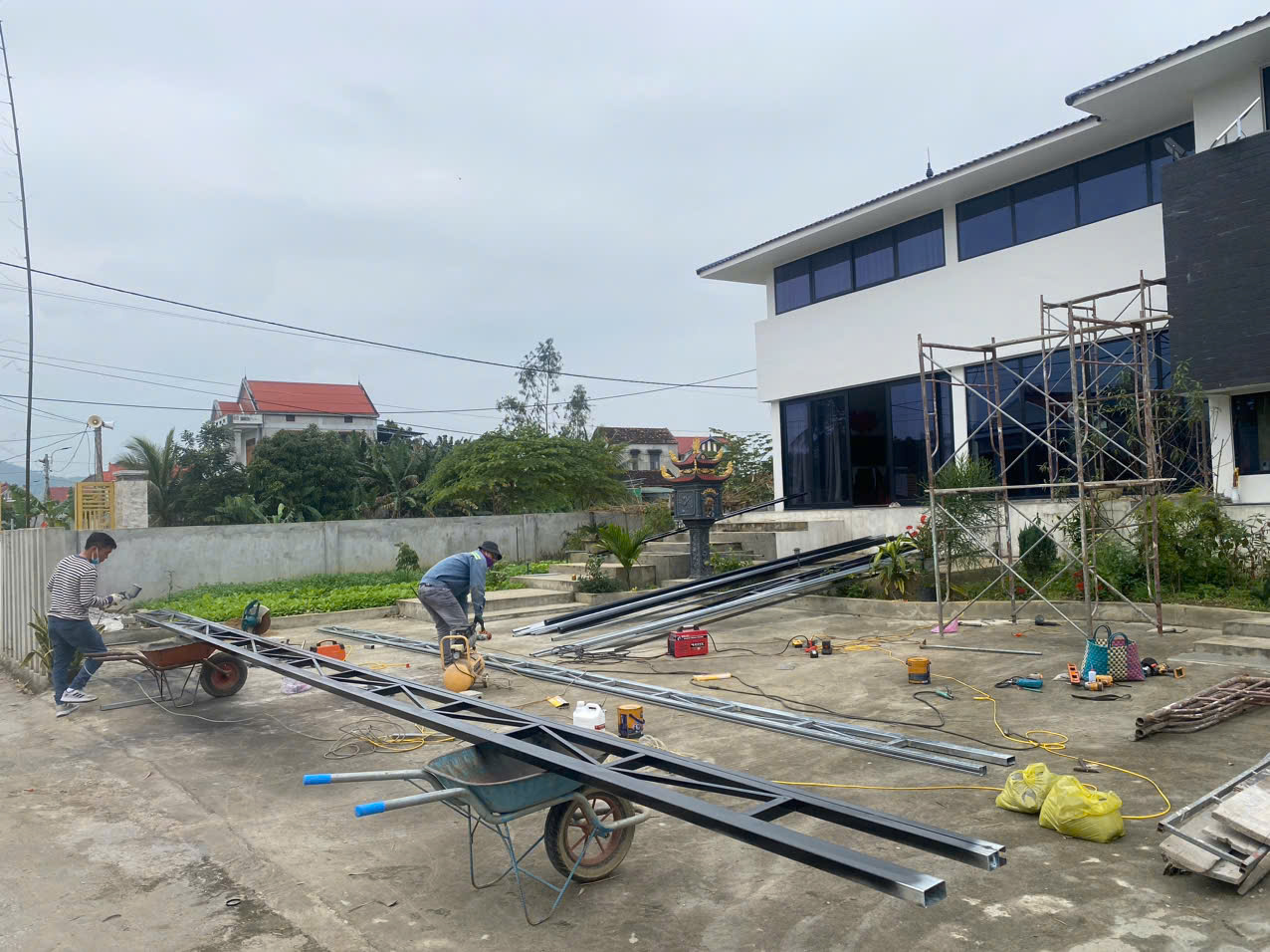  Bàn Giao Công Trình Mái Bạt Xếp Tại Xã Quảng Thủy, Ba Đồn, Quảng Bình