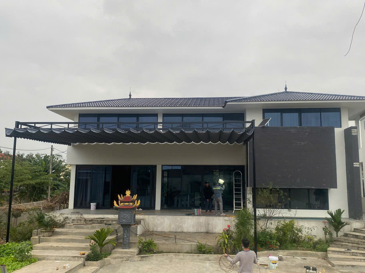 Khai Xuân - Bàn Giao Công Trình Mái Bạt Xếp Tại Xã Quảng Thủy, Ba Đồn, Quảng Bình