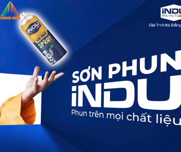 Thi công bảng hiệu cho hẵng sơn iNDU tại phong nha Quảng Bình