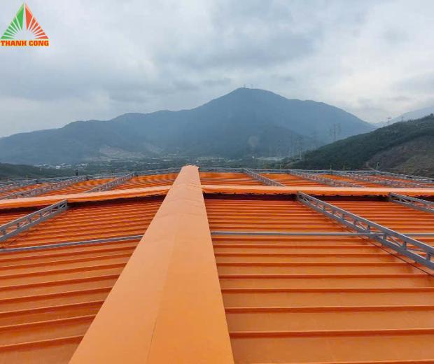 Nghiệm Thu, Bàn Giao Mái Bạt Xếp 1500m² Tại Nhà Máy Nhiệt Điện Quảng Bình