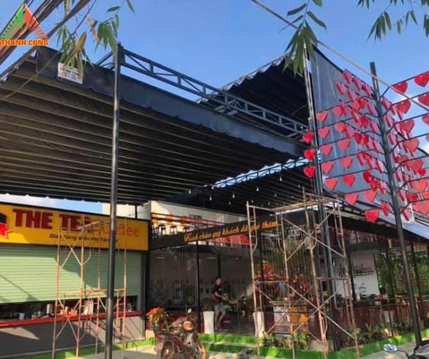 Thi Công Mái Bạt Xếp Tại Ba Đồn, Quảng Bình 